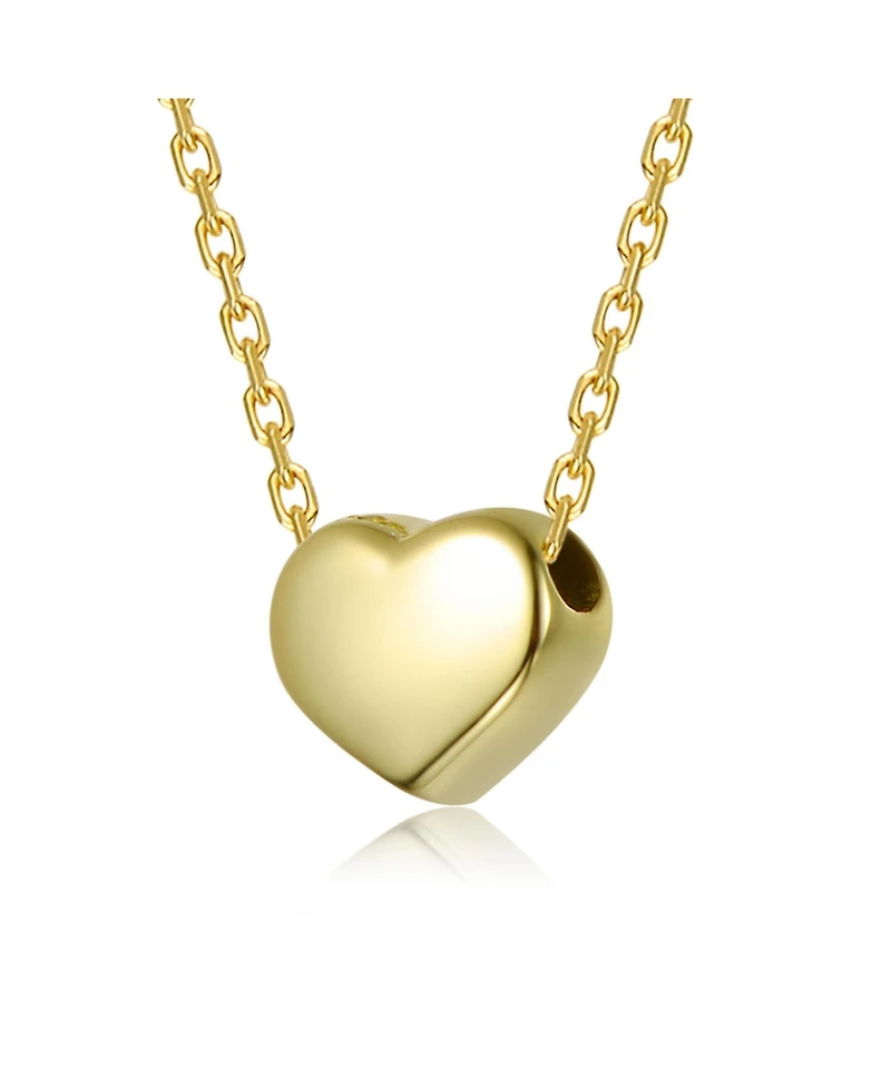 GiGiGirl 14K Gold Plated Heart Pendant Necklace