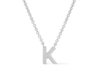 Ana Luisa Silver Initial Necklace - Letter