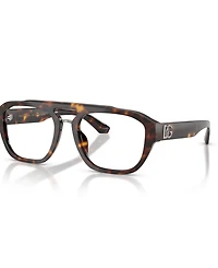 Dolce&Gabbana Men's Pilot Eyeglasses, DG3415