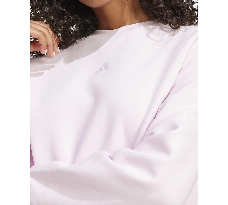 adidas Women's Essentials Crewneck Small-Logo Sweatshirt