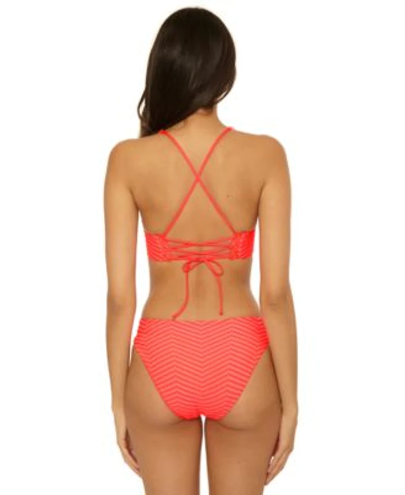 Becca Womens Connect Underwire Bikini Top Hipster Bottoms