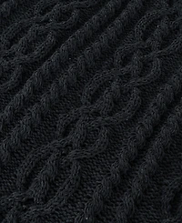 Battilo Lifestyle Cable Knit Chenille Throw, 51" x 67"