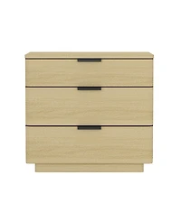 Manhattan Comfort Payton 26" Modern 3-Drawer Nightstand