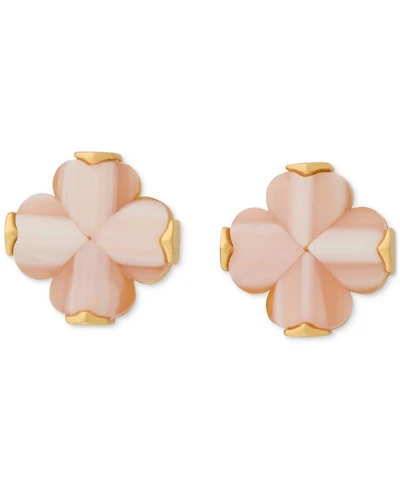 kate Spade new york Gold-Tone Flower Stud Earrings