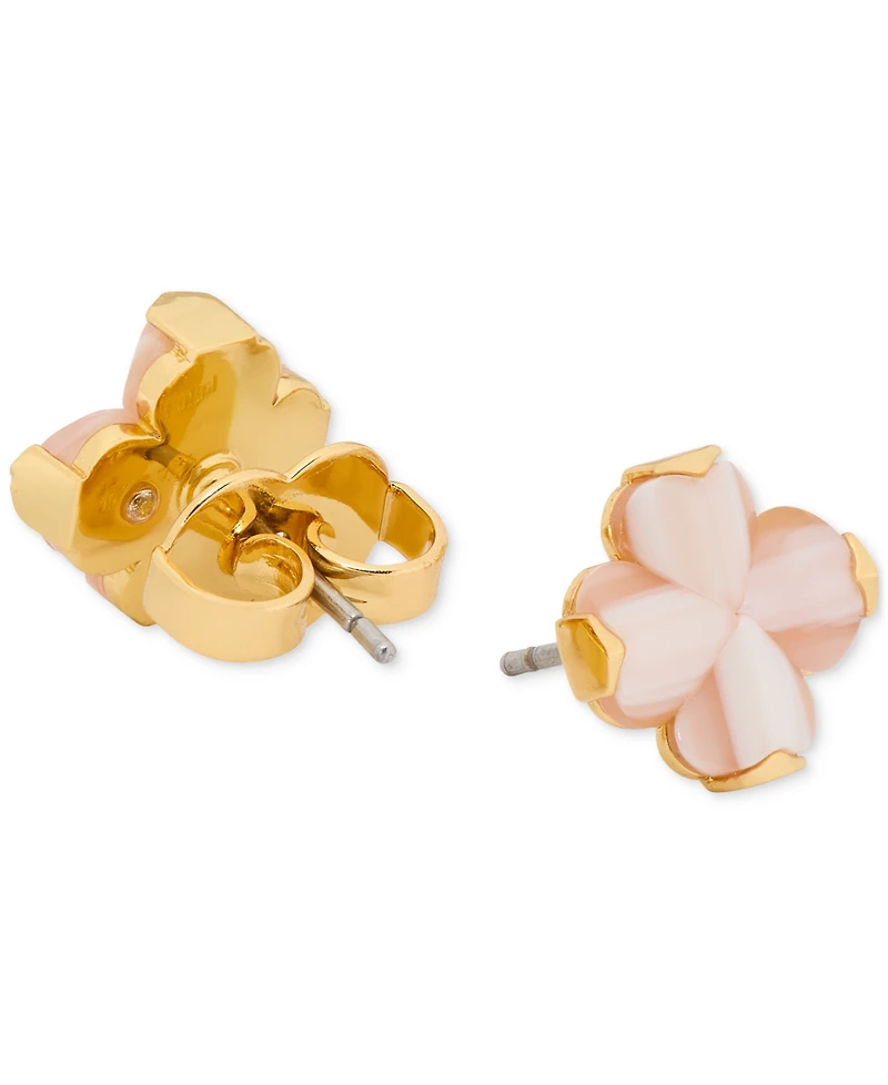 kate Spade new york Gold-Tone Flower Stud Earrings