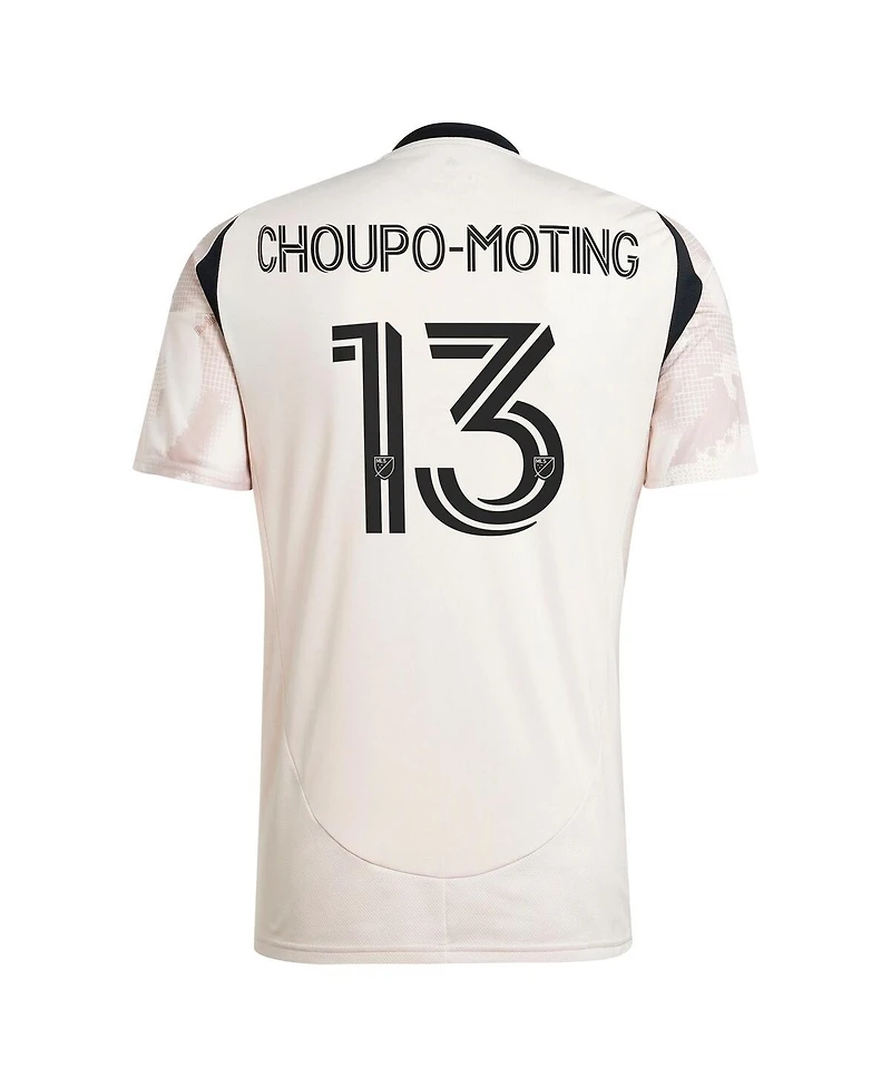 Adidas Men's Eric Maxim Choupo-Moting Tan New York Red Bulls 2025 Stone Kit Replica Player Jersey