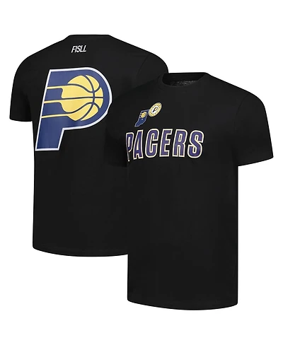 Fisll Men's and Women's Black Indiana Pacers Oversize Logo T-Shirt