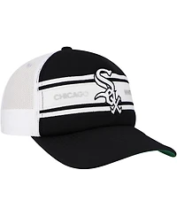 Mitchell & Ness Men's Black Chicago White Sox Sideline Trucker Adjustable Hat