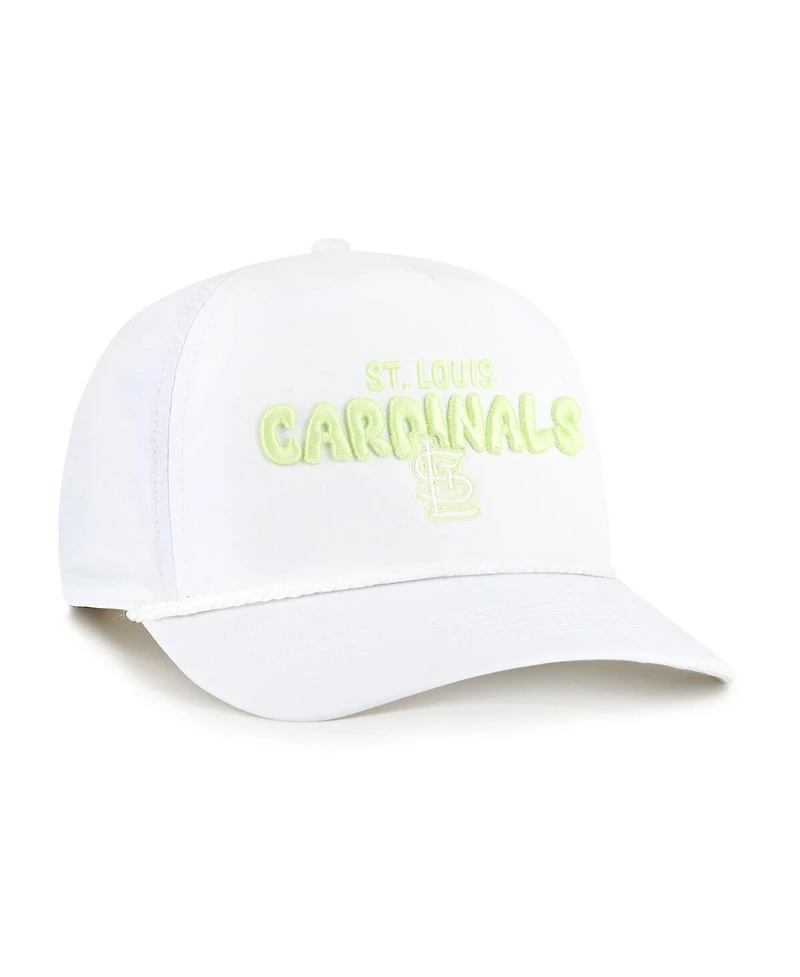 '47 Brand Women's White St. Louis Cardinals Bright Side Adjustable Hitch Hat