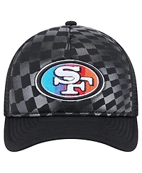 New Era Men's Black San Francisco 49ers Gradient 9FORTY Adjustable Hat