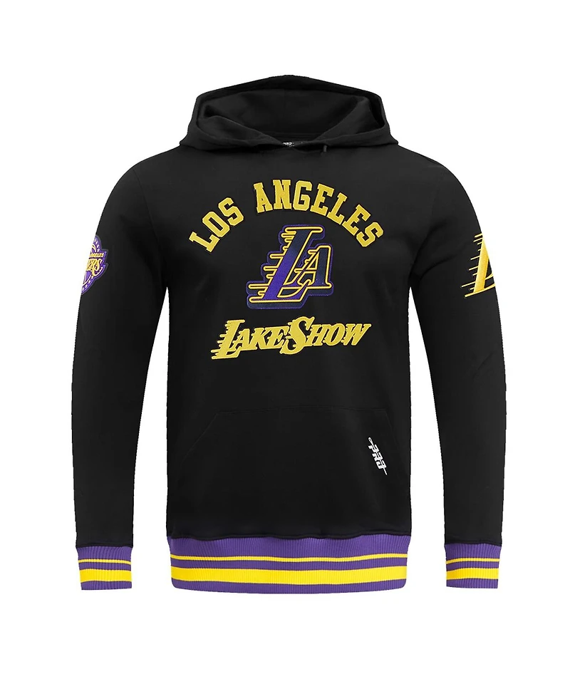 Pro Standard Men's Black Los Angeles Lakers 2024/25 City Edition Pullover Hoodie