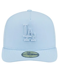 New Era Men's Light Blue Los Angeles Dodgers Color Pack A-Frame 59FIFTY Fitted Hat