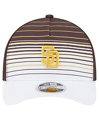New Era Men's Brown San Diego Padres Gradient 9FORTY M-Crown Adjustable Hat