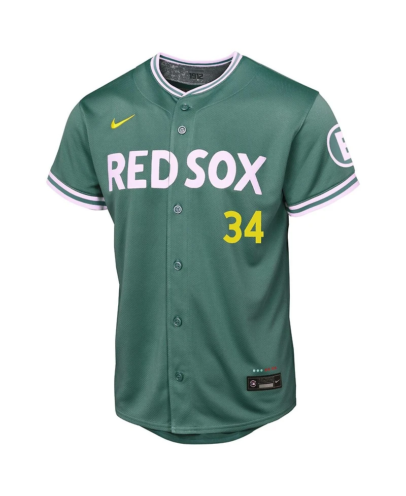Nike Big Boys and Girls David Ortiz Green Boston Red Sox 2025 City Connect Limited Retired Player Jersey