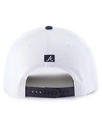 '47 Brand Men's White Atlanta Braves Patriotic Overhand Hitch Adjustable Hat