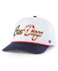 '47 Brand Men's White San Diego Padres Patriotic Overhand Hitch Adjustable Hat