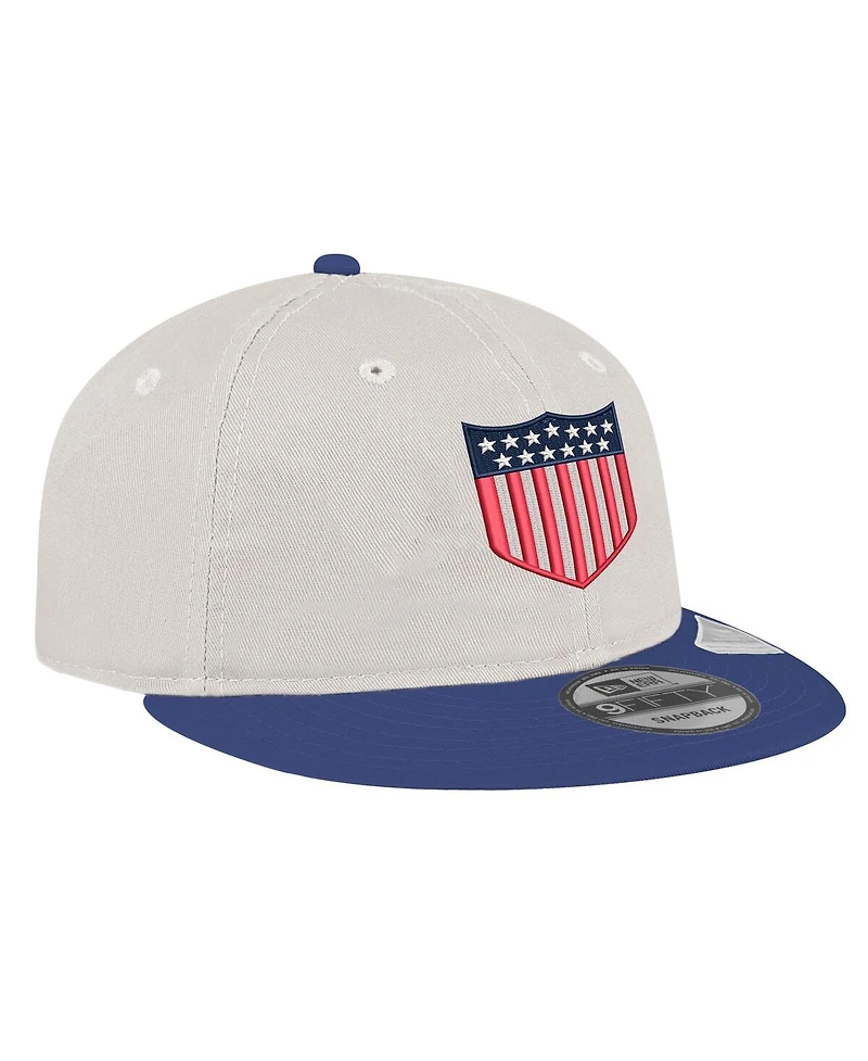 New Era Men's White Usmnt 1913 Retro-Crown 9FIFTY Adjustable Hat