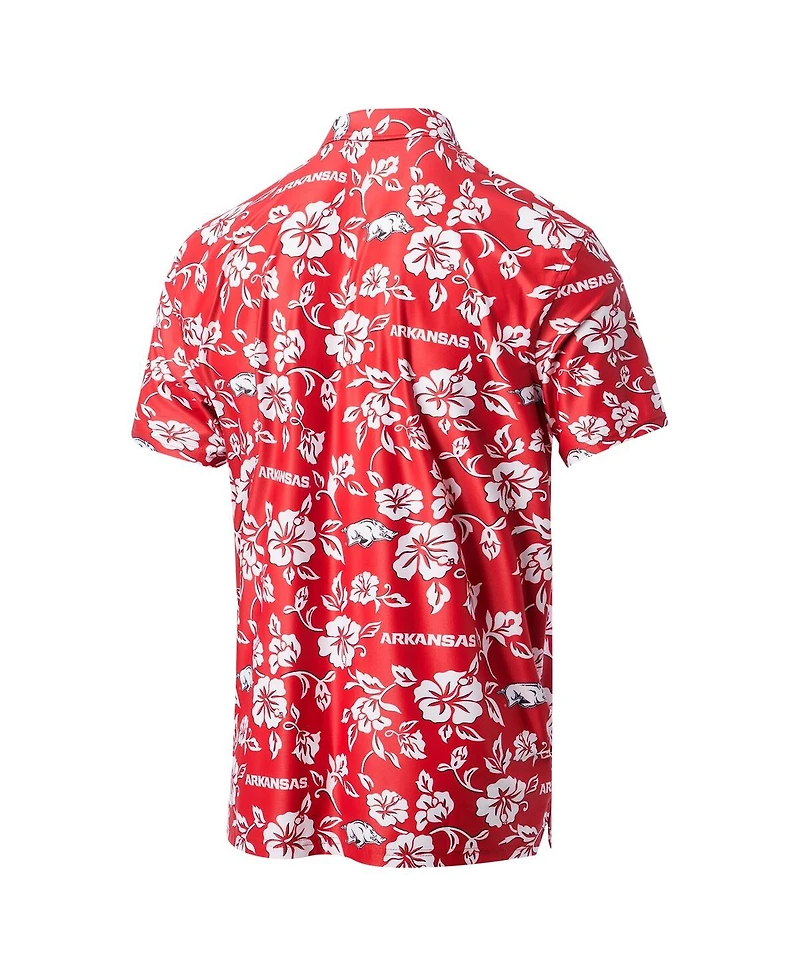 Reyn Spooner Men's Cardinal Arkansas Razorbacks Performance Polo Shirt