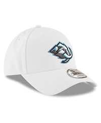New Era Men's White Utah Mammoth 9FORTY Adjustable Hat