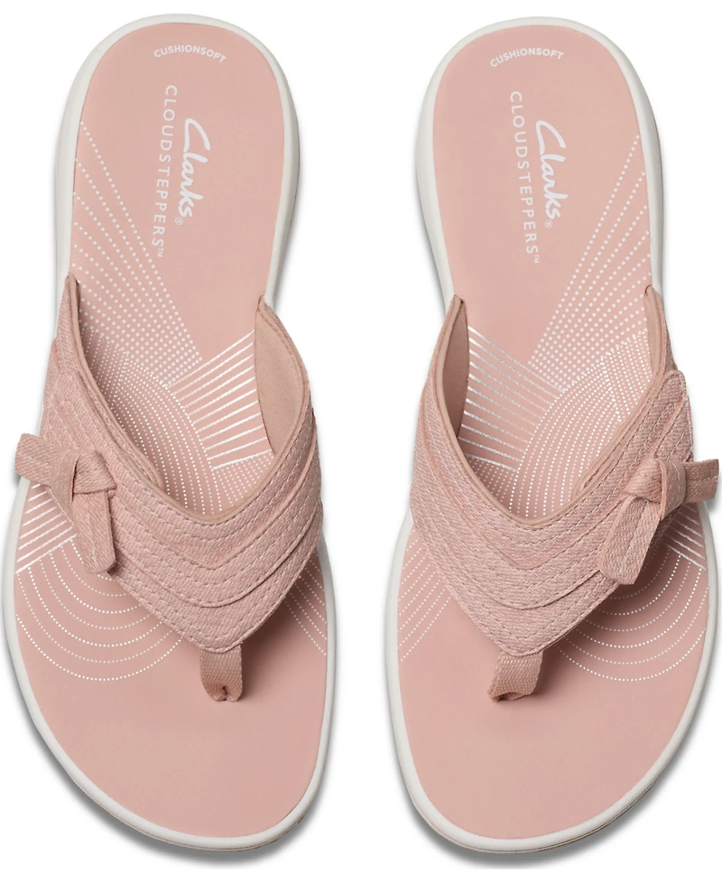 Clarks Women's Cloudsteppers Breeze Dalia Rip Tape Sandals