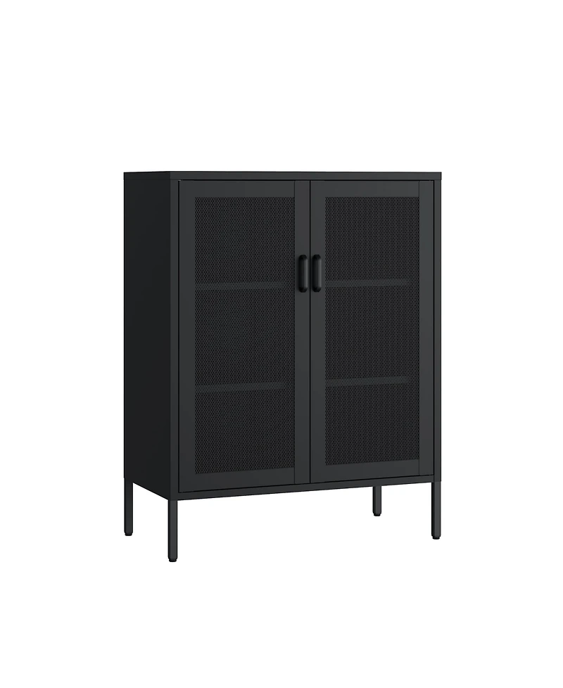 Manhattan Comfort Amelia 31.5" Modern 3-Shelf Accent Cabinet