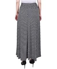 Ny Collection Petite Maxi Skirt with Sash Waist Tie