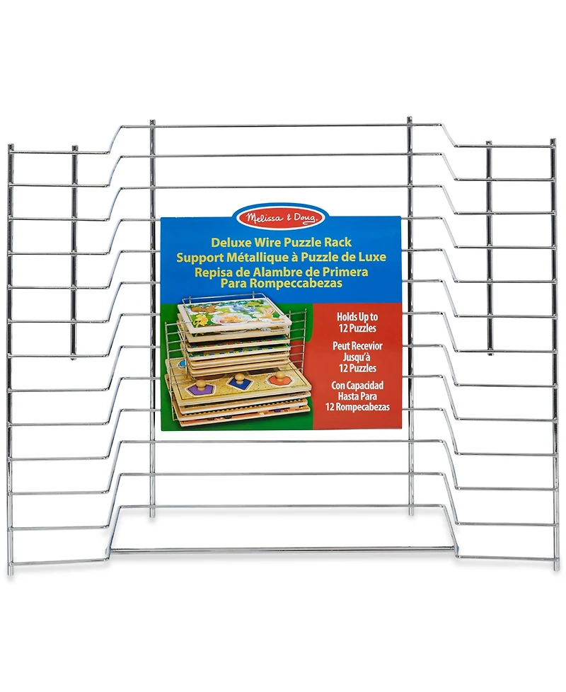Melissa and Doug Kids' Deluxe Wire Puzzle Rack