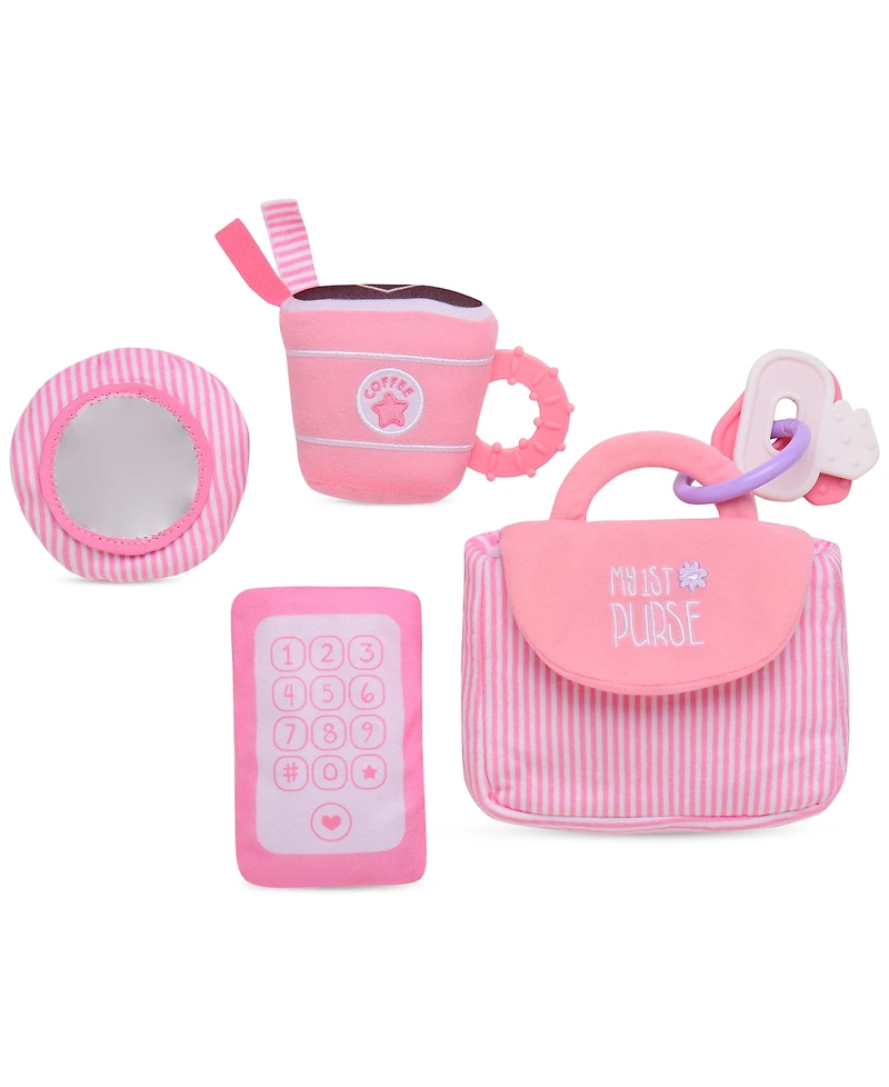 Little Me Baby Girls My First Purse Plush Play Set