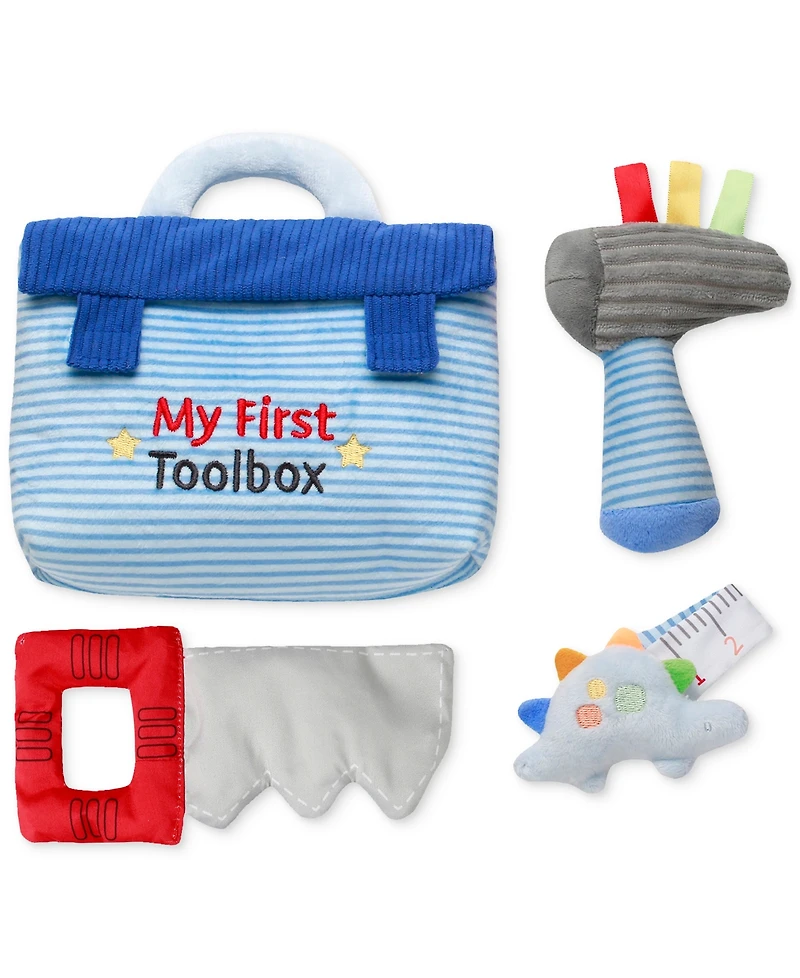 Little Me Baby Boys My First Toolbox Plush Play Set