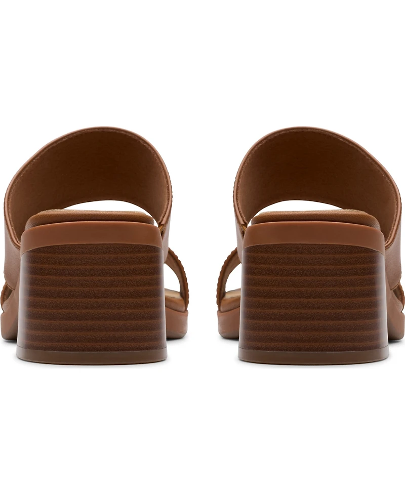 Clarks Collection Women's Jaylan Dusk Block Heel Sandals