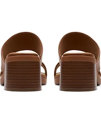 Clarks Collection Women's Jaylan Dusk Block Heel Sandals