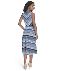 Jessica Howard Women's Sleeveless Lace Midi Dress