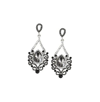 Sohi Women's Dazzling Drop Earrings
