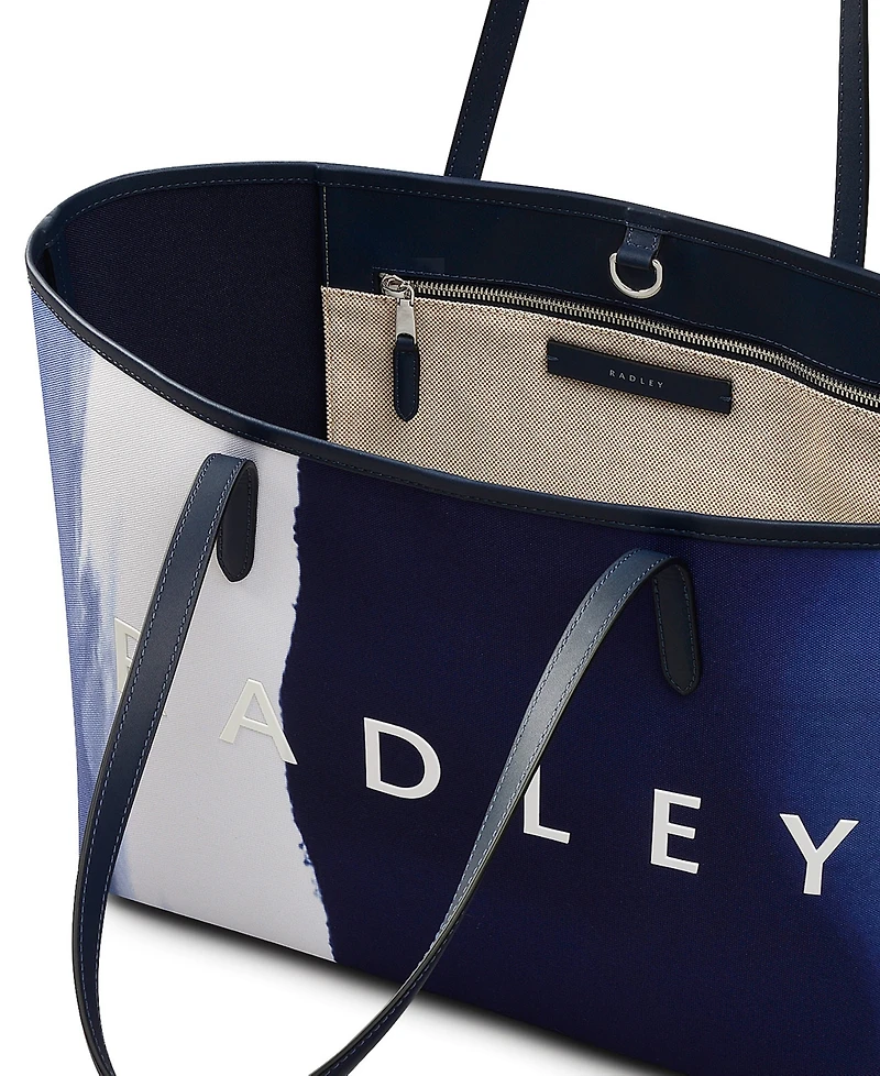 Radley London Southwell Gardens Stripe Open Top Tote Bag