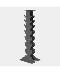 WeGym SafeGrip Dumbbells Full Set with Dark Rack