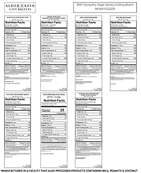 Alder Creek Gift Baskets with Sympathy Savory Cutting Board, 8 Pieces