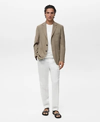 Mango Men's Slim-Fit Cool Wool Suit Blazer