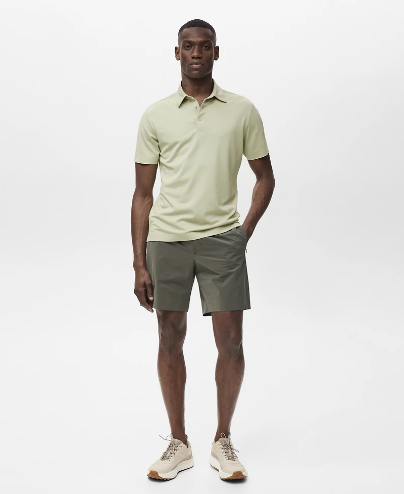 Mango Men's Coolmax Slim-Fit Polo Shirt