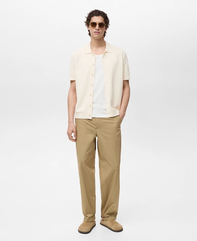 Mango Men's Fine Knit Shirt