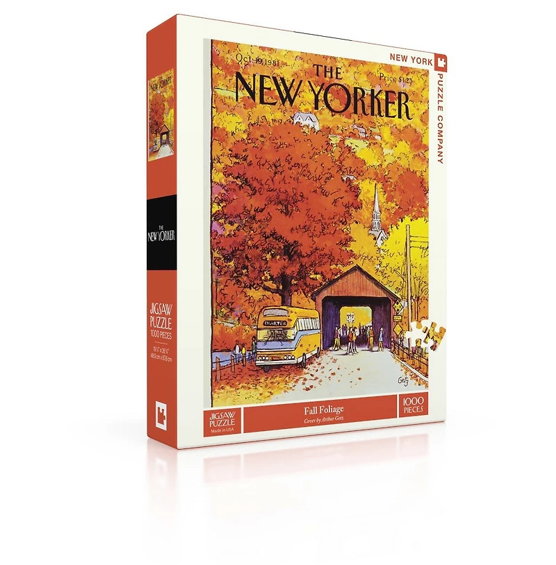 New York Puzzle Company Covered Bridge 1000 Piece Puzzle