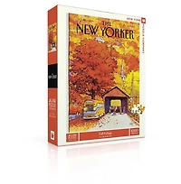 New York Puzzle Company Covered Bridge 1000 Piece Puzzle