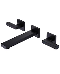 Greenspring Two-Handle Wall Mounted Bathroom Faucet
