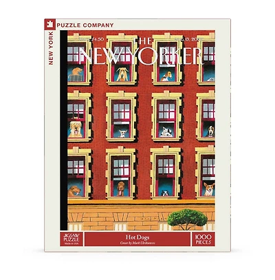 New York Puzzle Company Hot Dogs 1000 Piece Puzzle