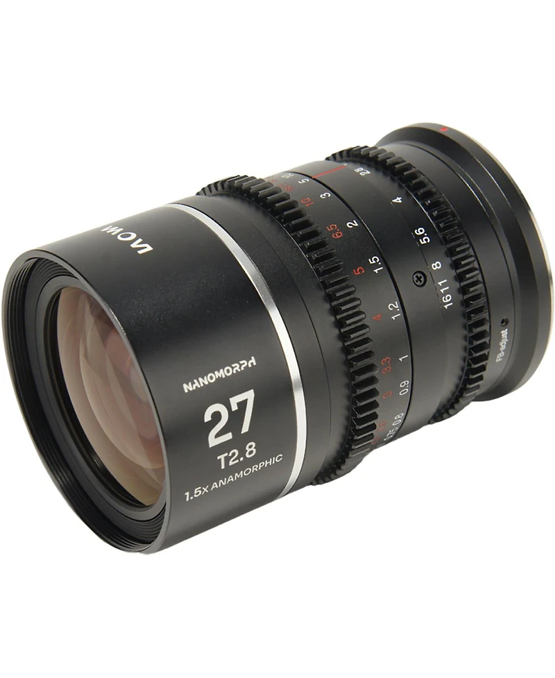 Venus Laowa Nanomorph 27mm T2.8 1.5x S35 Anamorphic Lens for Canon Rf, Silver Flare