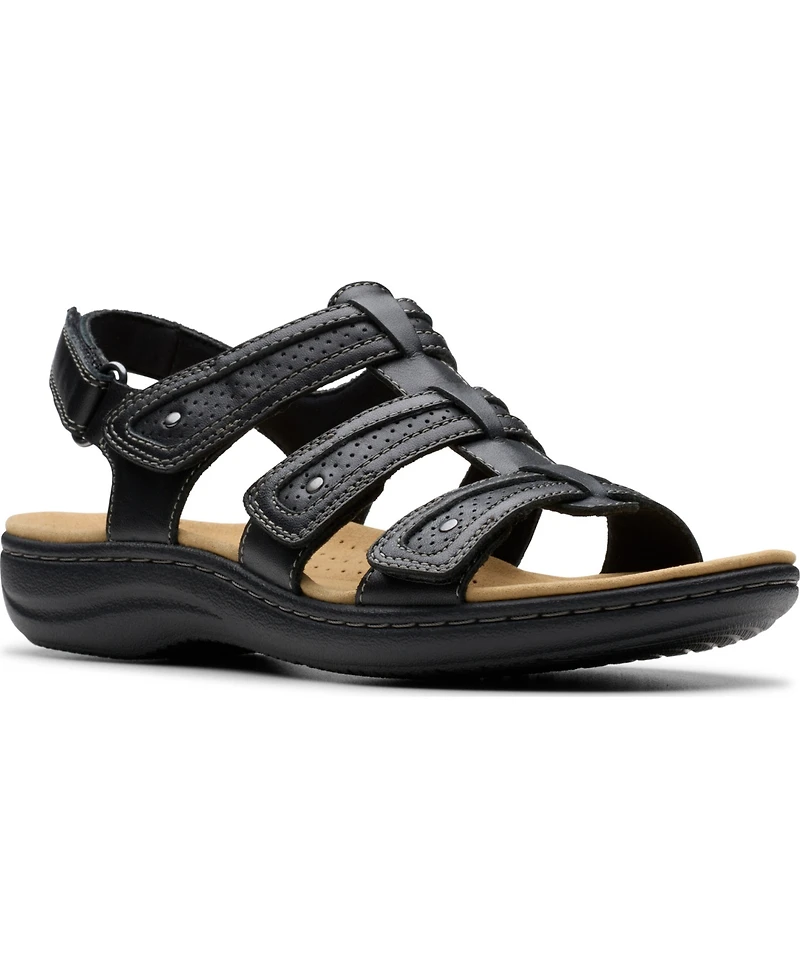 Clarks Women's Collection Laurieann Ivy Rip Tape Sandals
