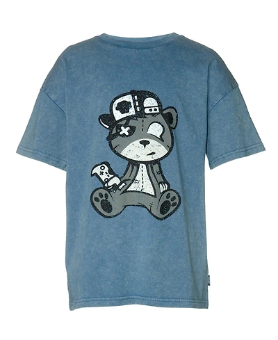 Univibe Big Boys Bryson Printed Washed Jersey Knit Short Sleeve T-Shirt