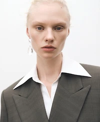 Mango Women's Oversized Double-Breasted Suit Jacket