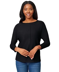 Melissa Paige Women's Dolman Button-Back Sweater