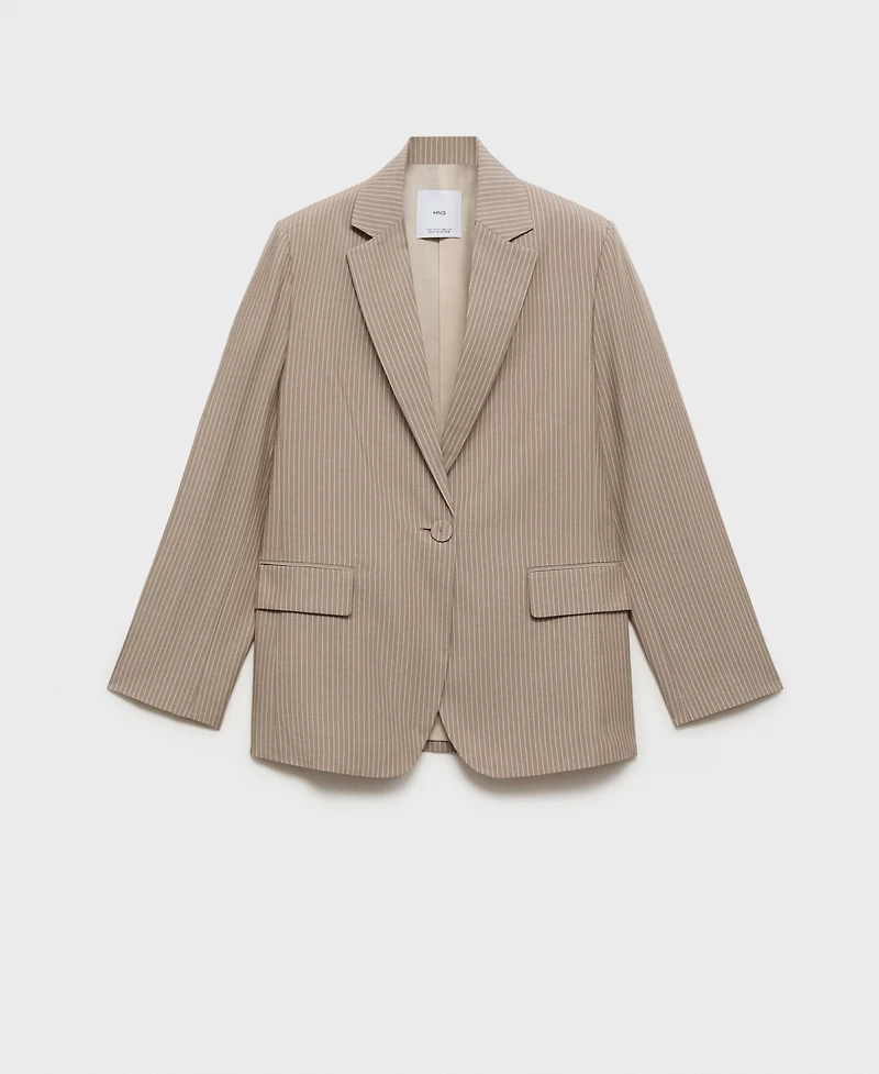 Mango Women's Lyocell Suit Jacket