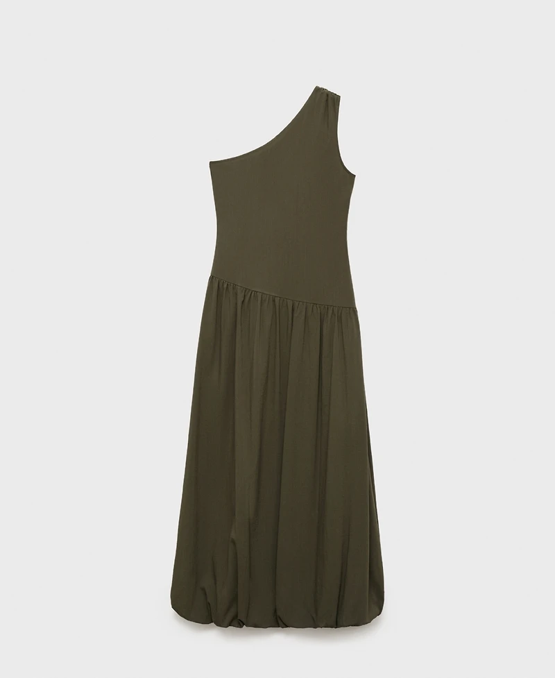 Mango Women's Asymmetrical Puffed Dress